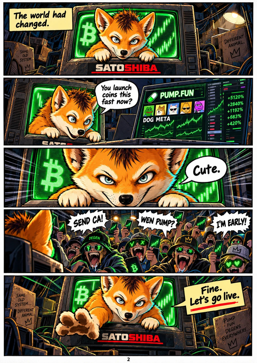 SATOSHIBA comic, page 2
